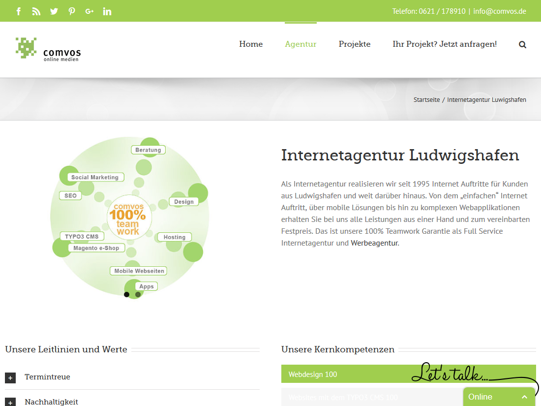 Internet Agentur Ludwigshafen, Internetagentur